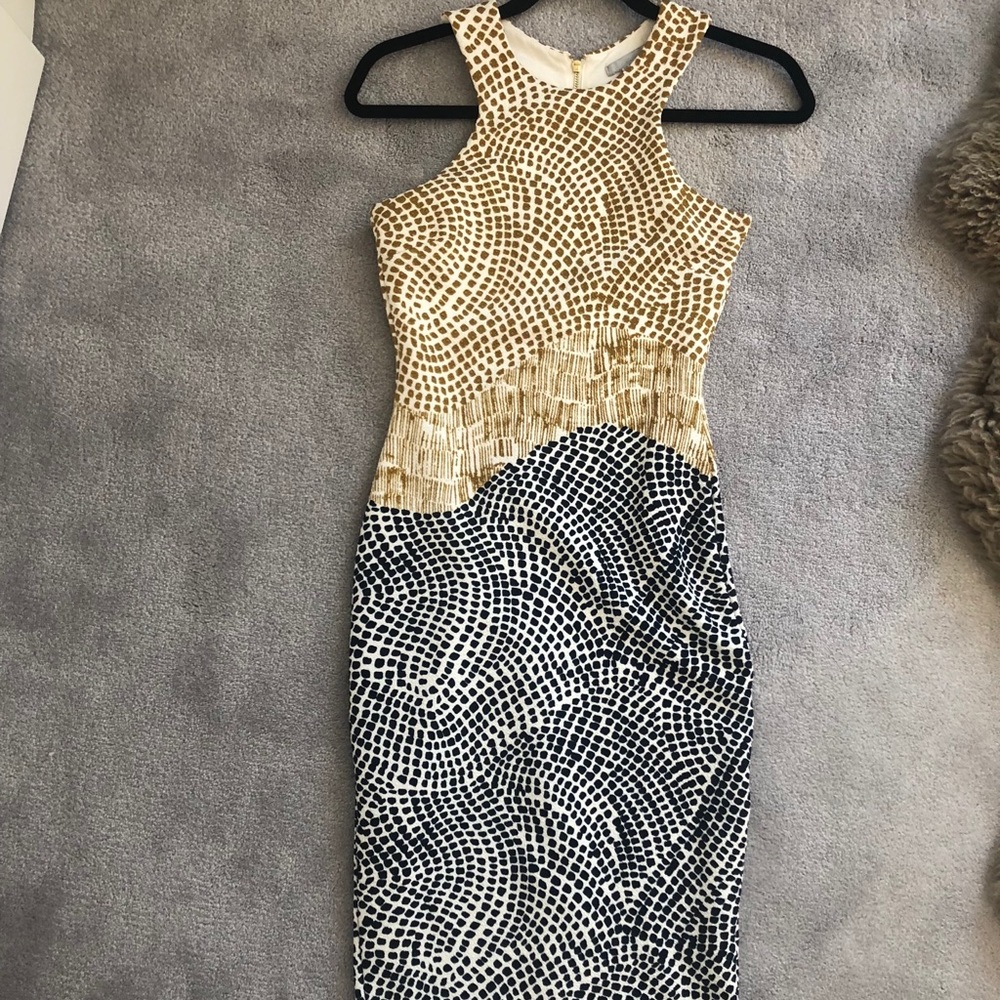 Animal print dress